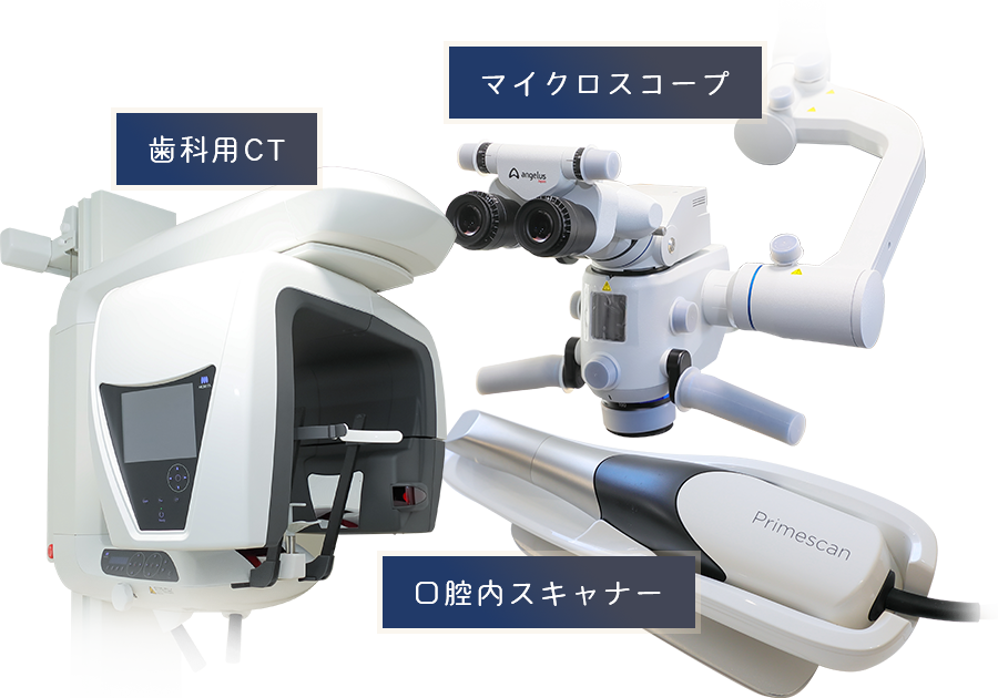 歯科用CT マイクロスコープ 口腔内スキャナー