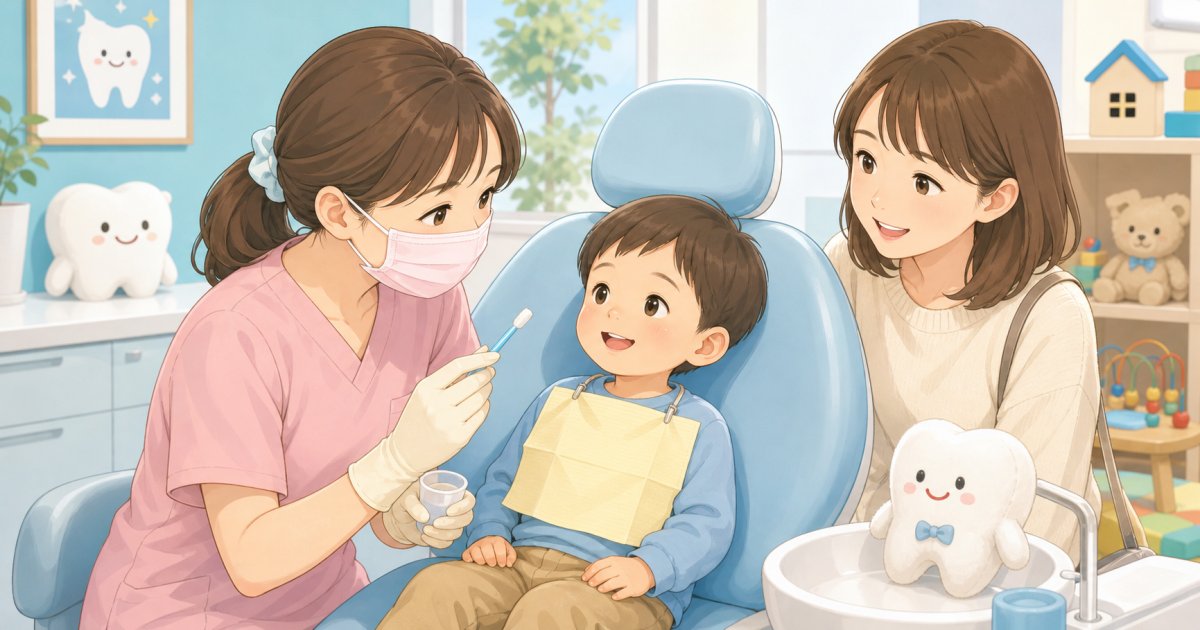仕上げ磨きより大切なこと?子供の虫歯予防はフッ素塗布と歯科医院の定期通院で