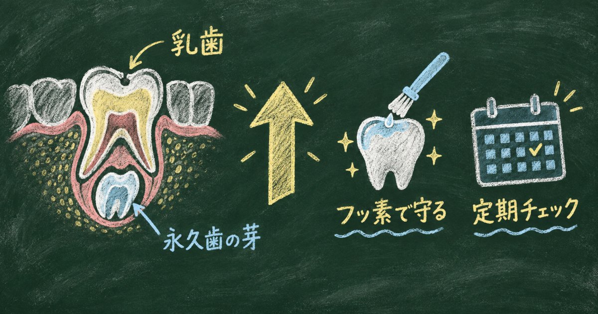 乳歯のむし歯放置は危険？永久歯への影響と削らない治療の目安